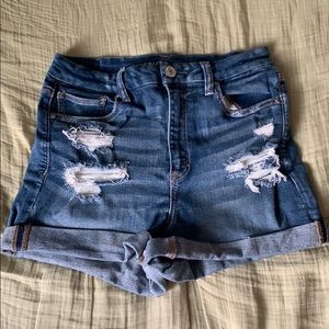 AEO Ne(x)t Level Stretch Curvy Hi-Rise Shortie